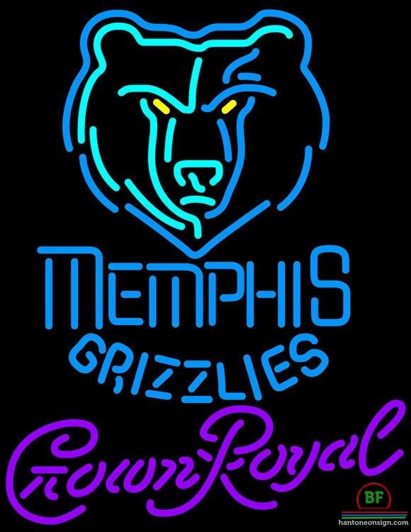 Custom Crown Royal Memphis Grizzlies Neon Sign NBA Teams Neon Light