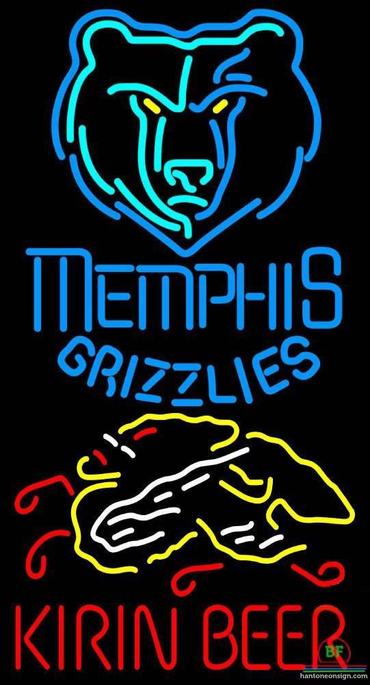 Custom Kirin Beer Memphis Grizzlies Neon Sign NBA Teams Neon Light