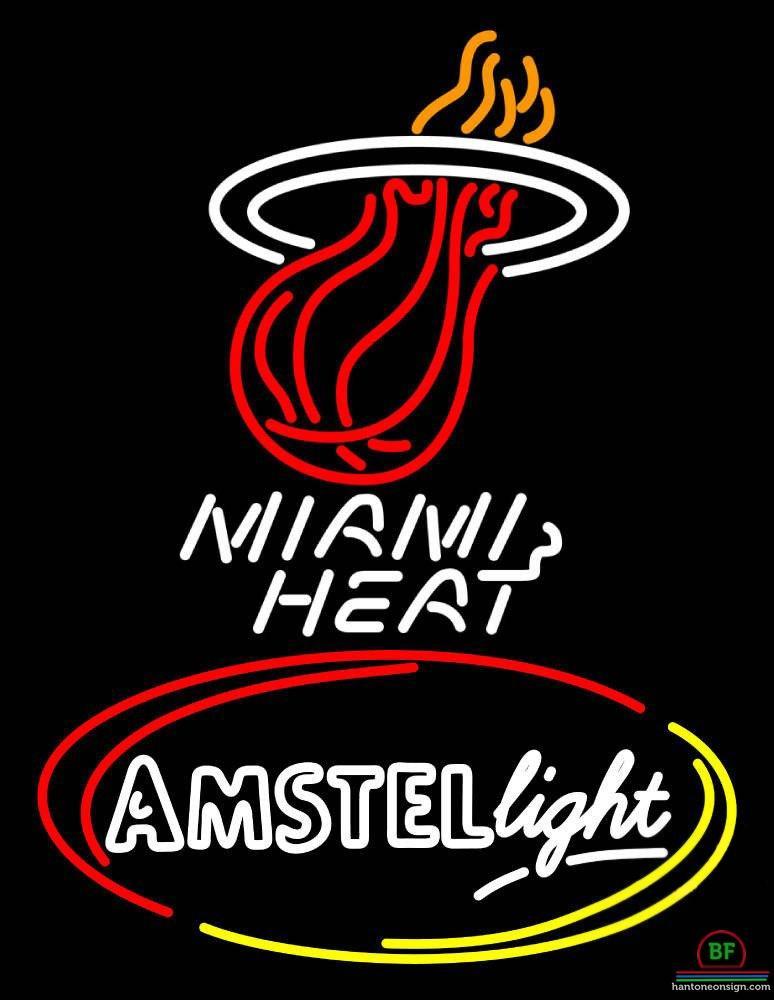 Custom Amstel Light Miami Heat Neon Sign NBA Teams Neon Light