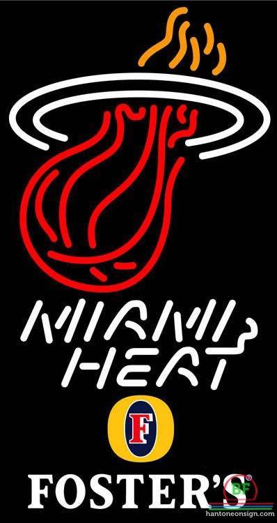 Custom Fosters Miami Heat Neon Sign NBA Teams Neon Light