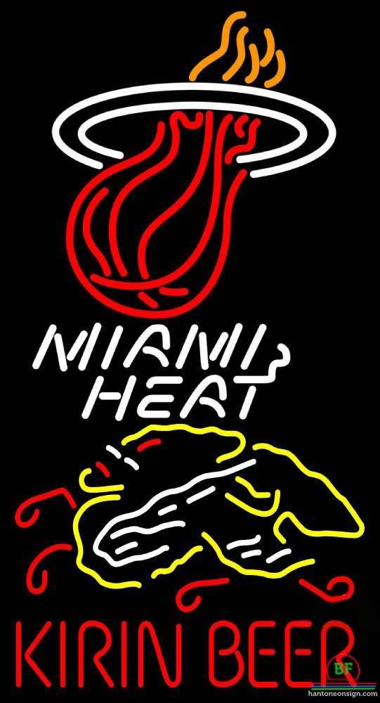 Custom Kirin Beer Miami Heat Neon Sign NBA Teams Neon Light