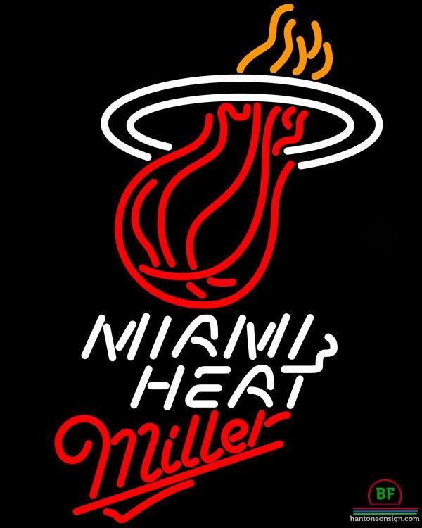 Custom Miller Miami Heat Neon Sign NBA Teams Neon Light