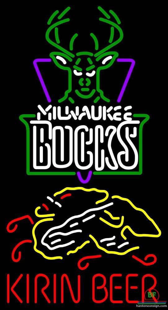 Custom Kirin Beer Milwaukee Bucks Neon Sign NBA Teams Neon Light