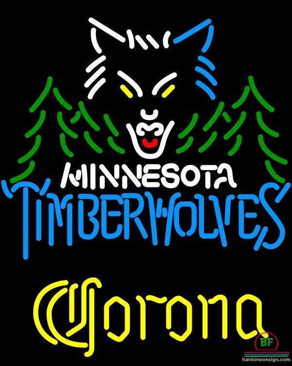 Custom Corona Minnesota Timber Neon Sign NBA Teams Neon Light