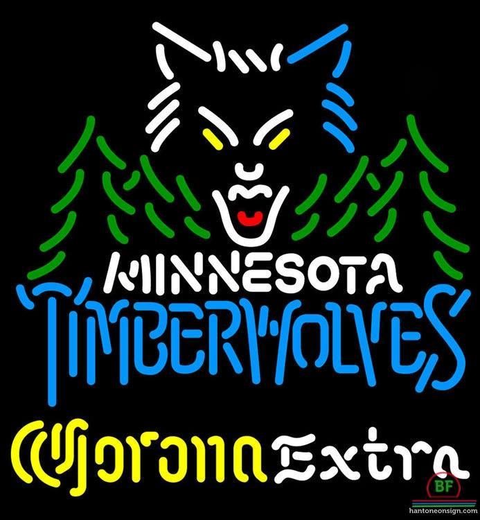 Custom Corona Extra Minnesota Timber Neon Sign NBA Teams Neon Light