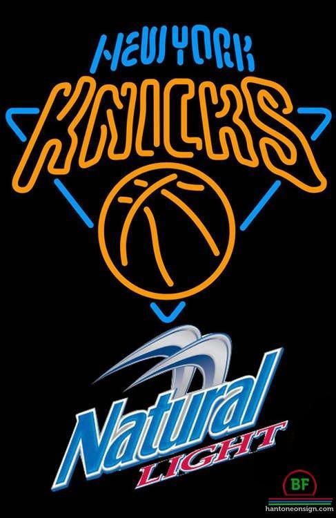 Custom Natural Light New York Knicks Neon Sign NBA Teams Neon Light