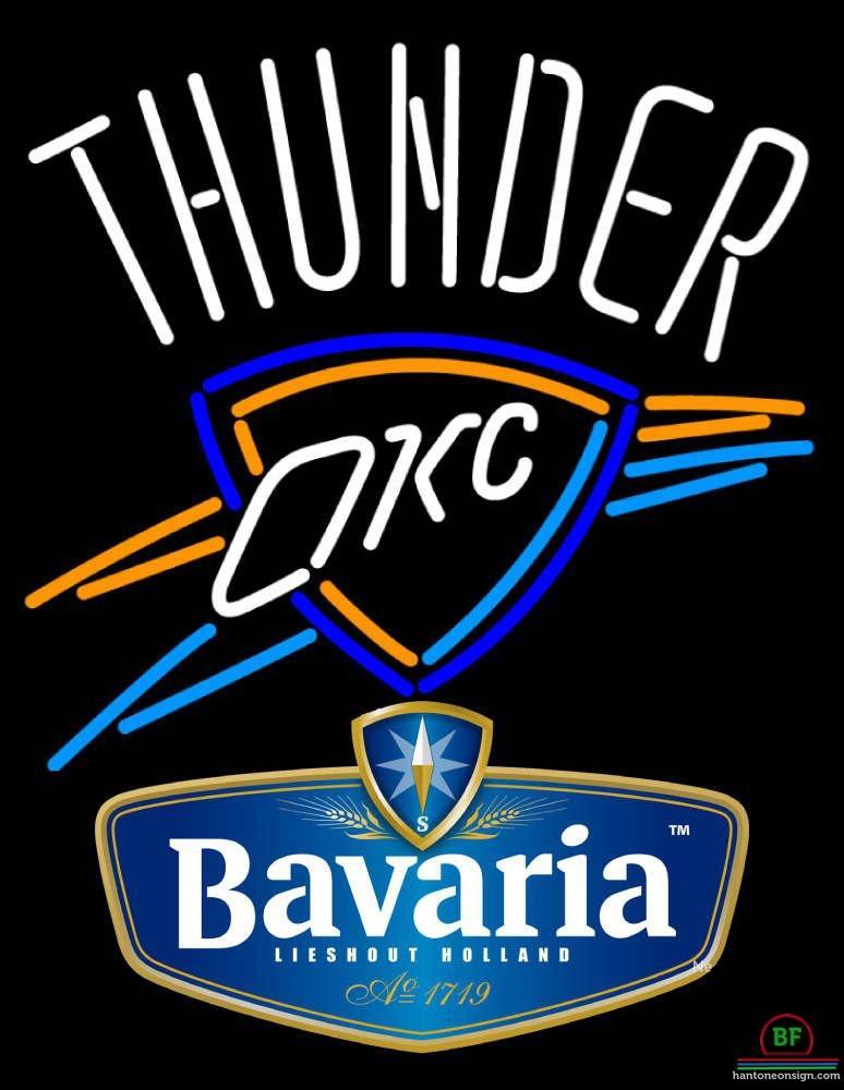 Custom Bavarian Oklahoma City Thunder Neon Sign NBA Teams Neon Light