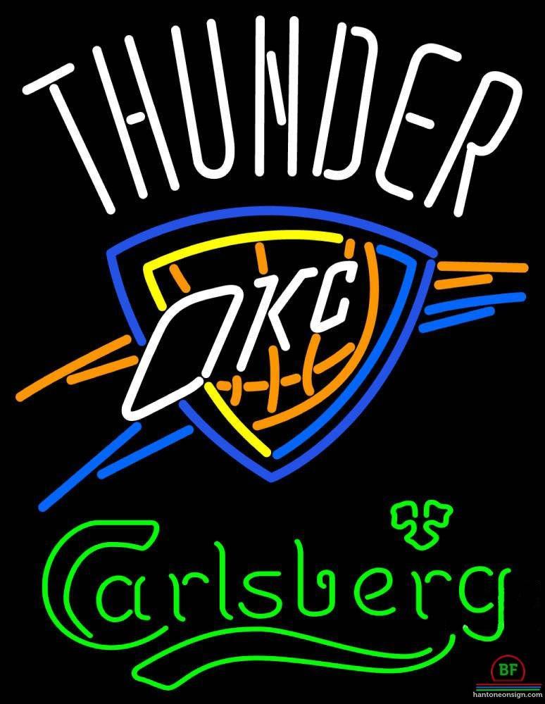 Custom Carlsberg Oklahoma City Thunder Neon Sign NBA Teams Neon Light