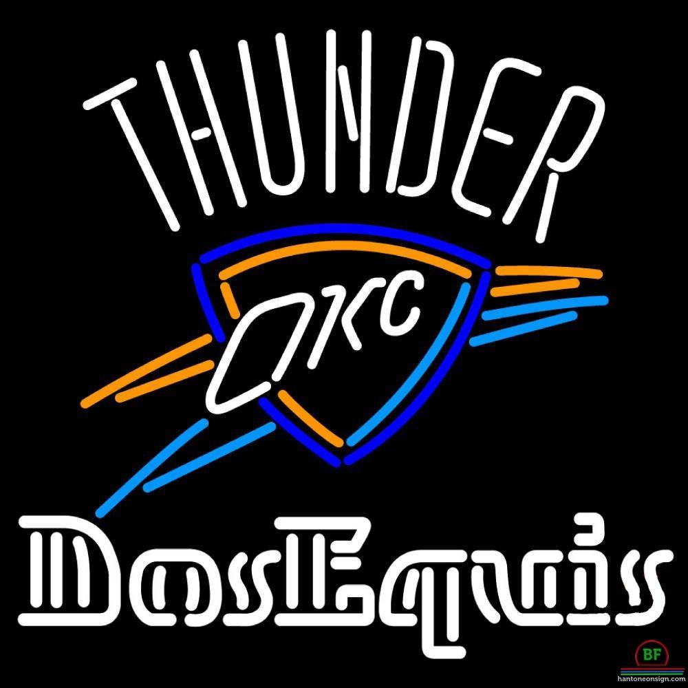 Custom Dos Equis Oklahoma City Thunder Neon Sign NBA Teams Neon Light