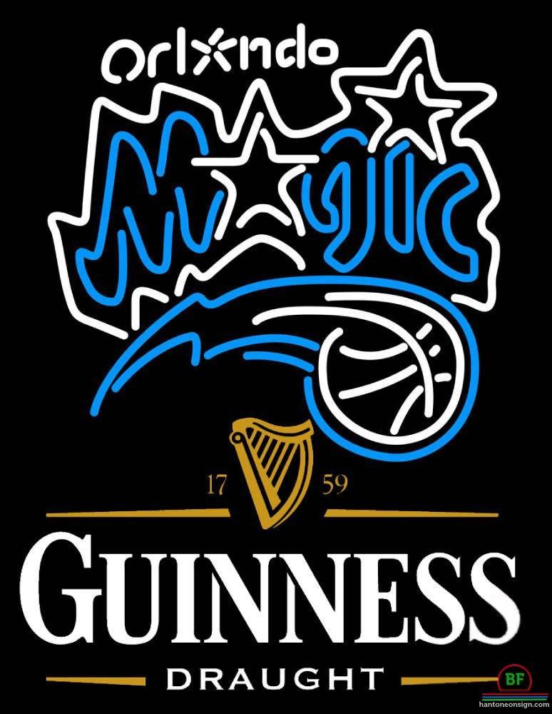 Custom Guinness Draught Orlando Magic Neon Sign NBA Teams Neon Light
