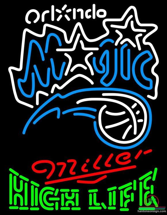 Custom Miller High Life Orlando Magic Neon Sign NBA Teams Neon Light