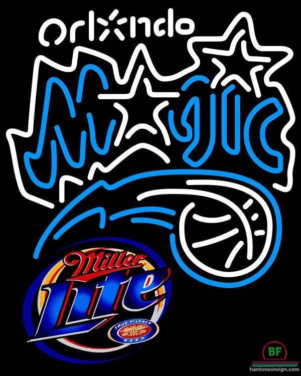 Custom Miller Lite Orlando Magic Neon Sign NBA Teams Neon Light