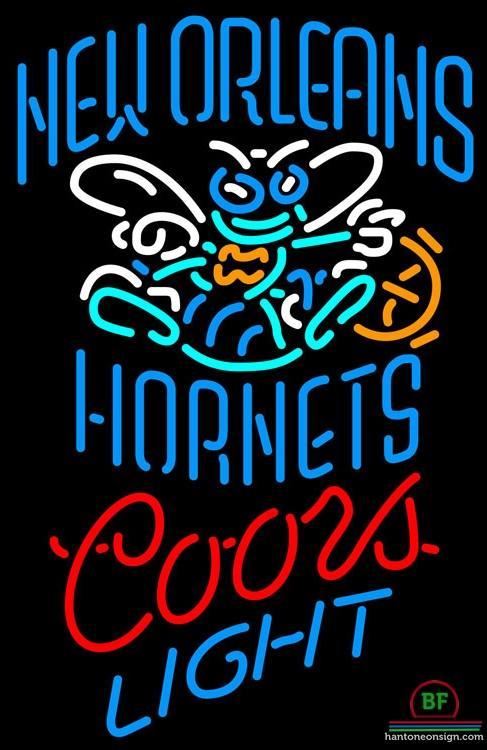 Custom Coors Light Orleans Hornets Neon Sign NBA Teams Neon Light