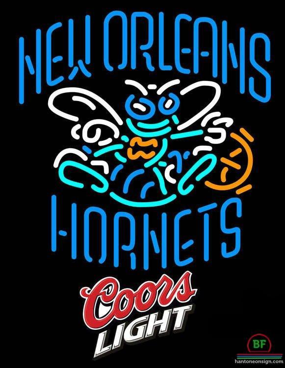 Custom Coors Light Orleans Hornets Neon Sign NBA Teams Neon Light