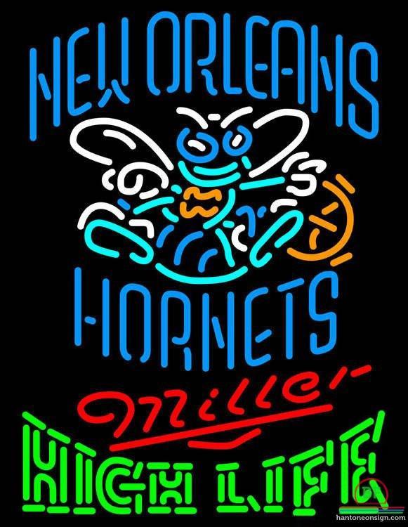 Custom Miller High Life Orleans Hornets Neon Sign NBA Teams Neon Light