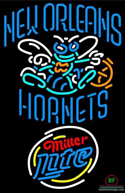 Custom Miller Lite Orleans Hornets Neon Sign NBA Teams Neon Light