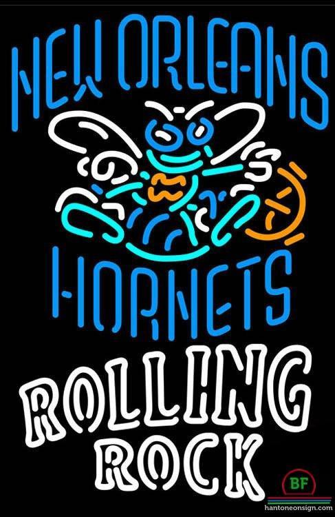 Custom Rolling Rock Orleans Hornets Neon Sign NBA Teams Neon Light