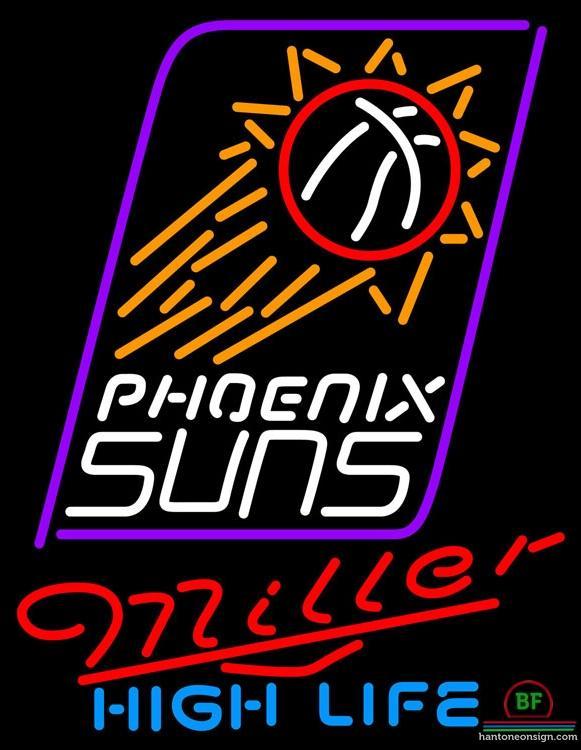 Custom Miller High Life Phoenix Suns Neon Sign NBA Teams Neon Light