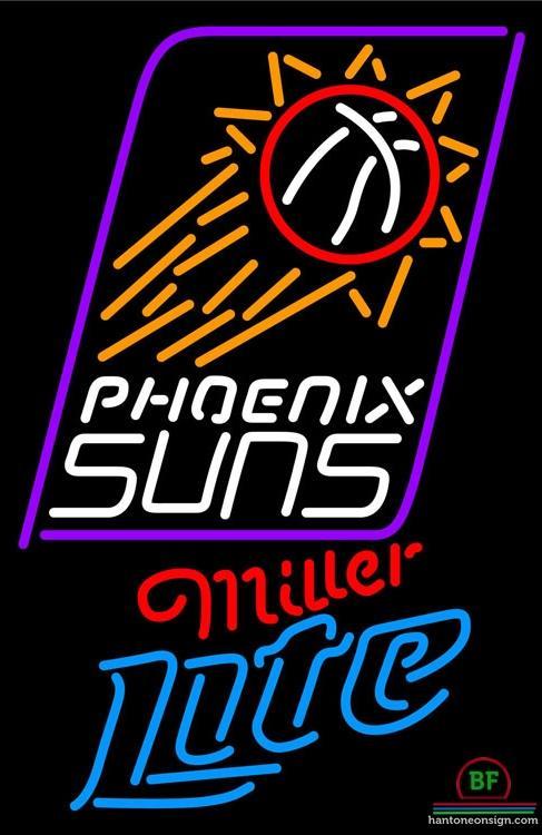 Custom Miller Lite Phoenix Suns Neon Sign NBA Teams Neon Light