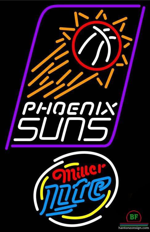 Custom Miller Lite Phoenix Suns Neon Sign NBA Teams Neon Light