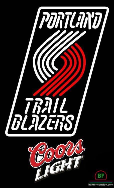 Custom Coors Light Portland Trail Blazers Neon Sign NBA Teams Neon Light