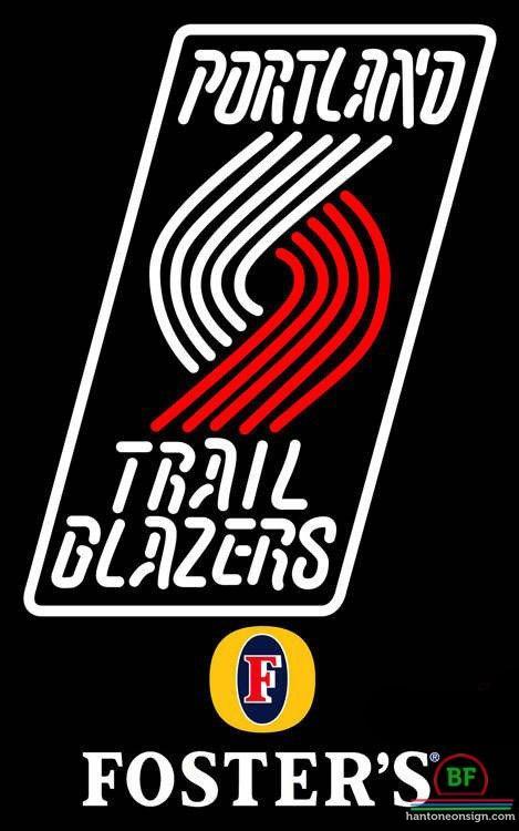 Custom Fosters Portland Trail Blazers Neon Sign NBA Teams Neon Light