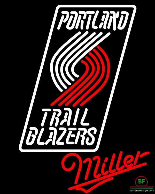 Custom Miller Portland Trail Blazers Neon Sign NBA Teams Neon Light