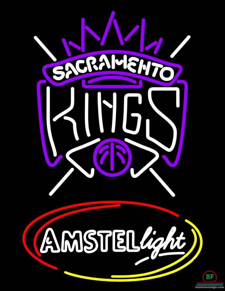 Custom Amstel Light Sacramento Kings Neon Sign NBA Teams Neon Light