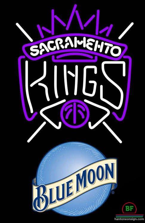 Custom Blue Moon Sacramento Kings Neon Sign NBA Teams Neon Light