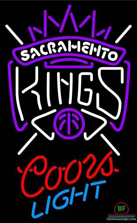 Custom Coors Light Sacramento Kings Neon Sign NBA Teams Neon Light