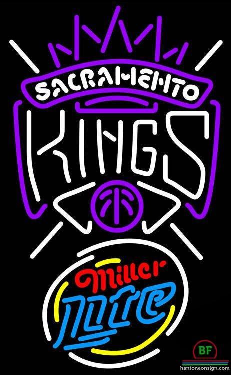 Custom Miller Lite Sacramento Kings Neon Sign NBA Teams Neon Light