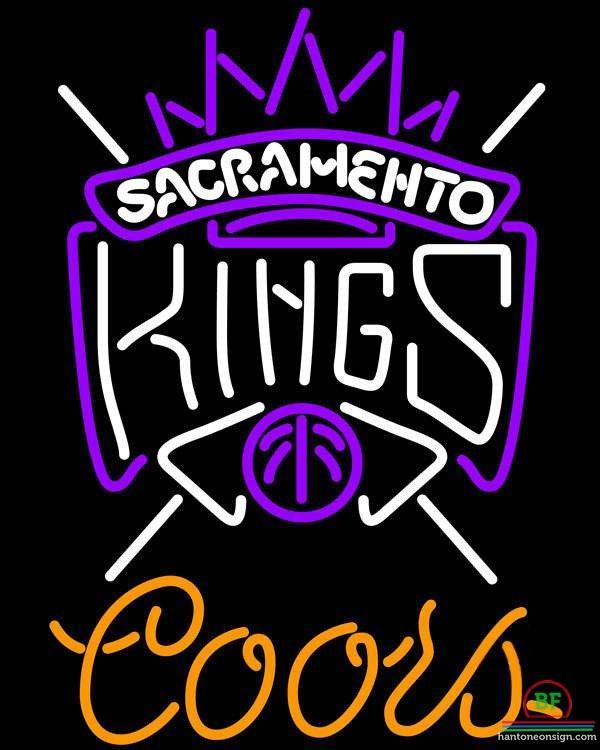 Custom Coors Light Sacramento Kings Neon Sign NBA Teams Neon Light