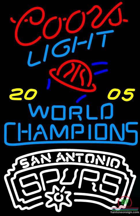 Custom Coors Light San Antonio Spurs Neon Sign NBA Teams Neon Light