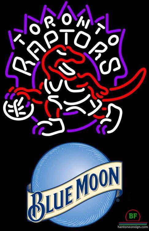 Custom Blue Moon Toronto Raptors Neon Sign NBA Teams Neon Light