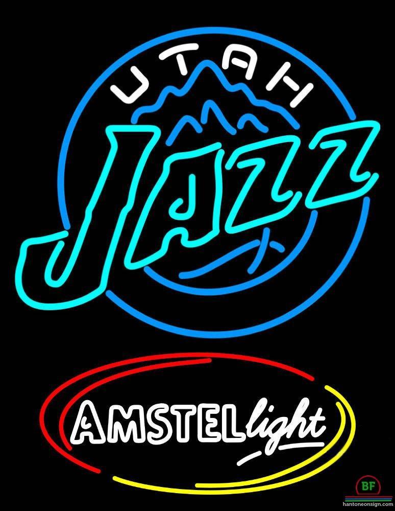 Custom Amstel Light Utah Jazz Neon Sign NBA Teams Neon Light