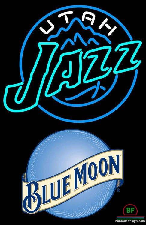Custom Blue Moon Utah Jazz Neon Sign NBA Teams Neon Light