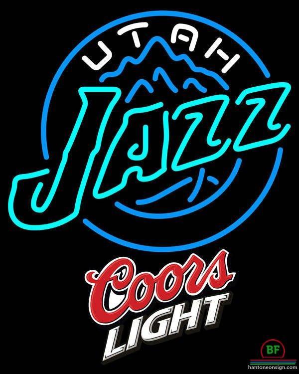 Custom Coors Light Utah Jazz Neon Sign NBA Teams Neon Light