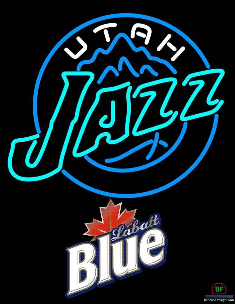 Custom Labatt Blue Utah Jazz Neon Sign NBA Teams Neon Light