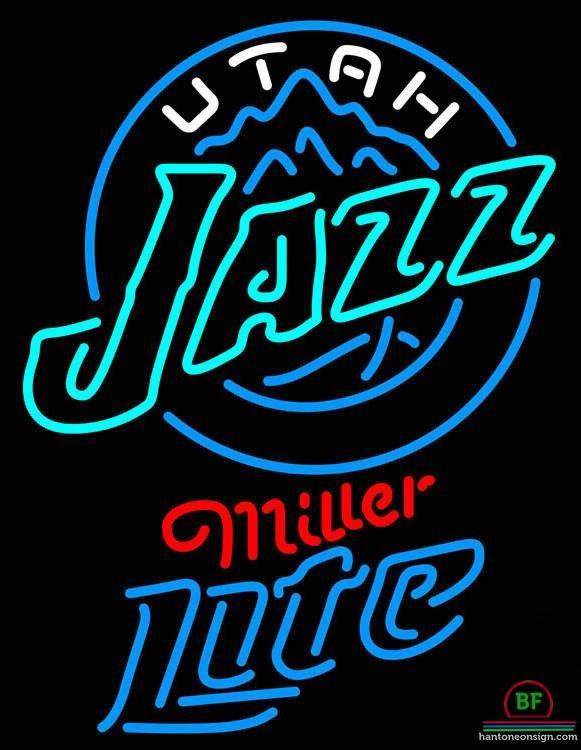 Custom Miller Lite Utah Jazz Neon Sign NBA Teams Neon Light