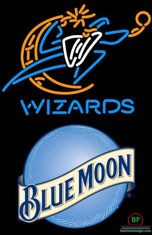 Custom Blue Moon Washington Wizards Neon Sign NBA Teams Neon Light