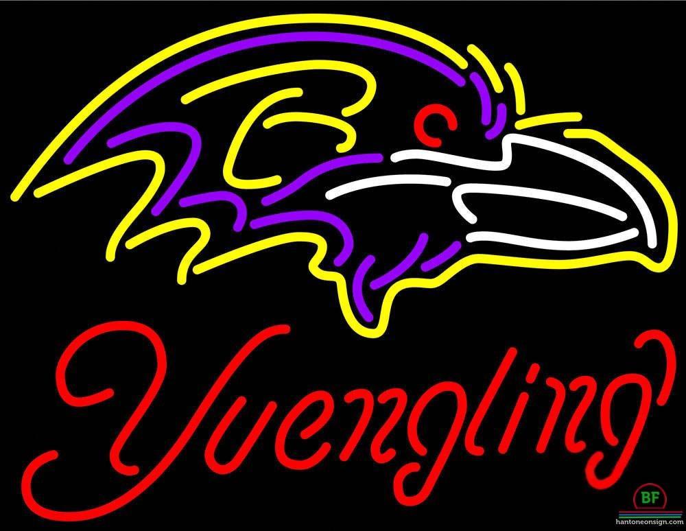 Custom Yuengling Baltimore Ravens Neon Sign NFL Teams Neon Light