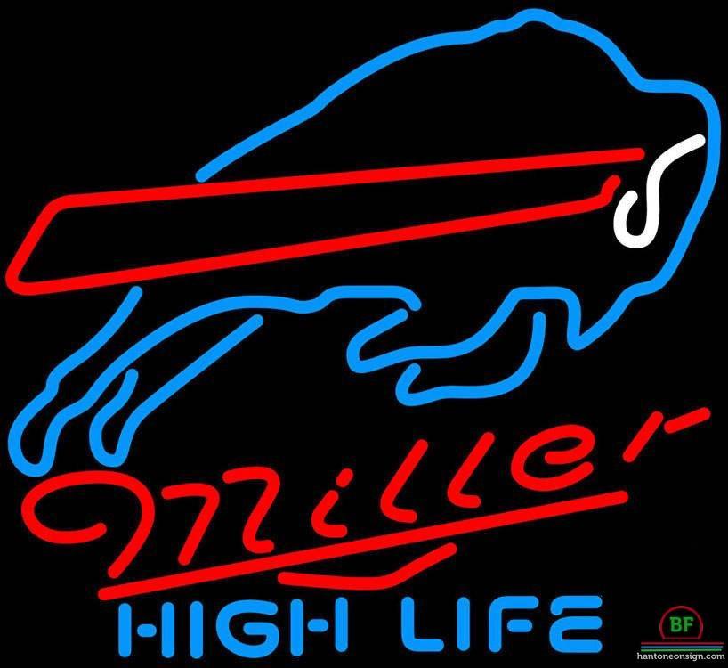 Custom Miller High Life Buffalo Bills Neon Sign NFL Teams Neon Light