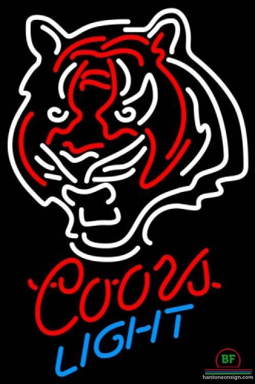 Custom Coors Light Cincinnati Bengals Neon Sign NFL Teams Neon Light