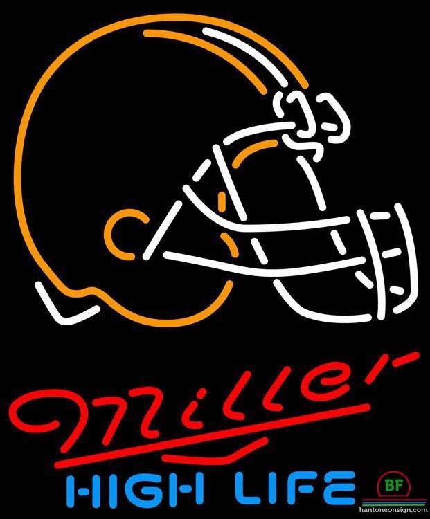 Custom Miller High Life Cleveland Browns Neon Sign NFL Teams Neon Light