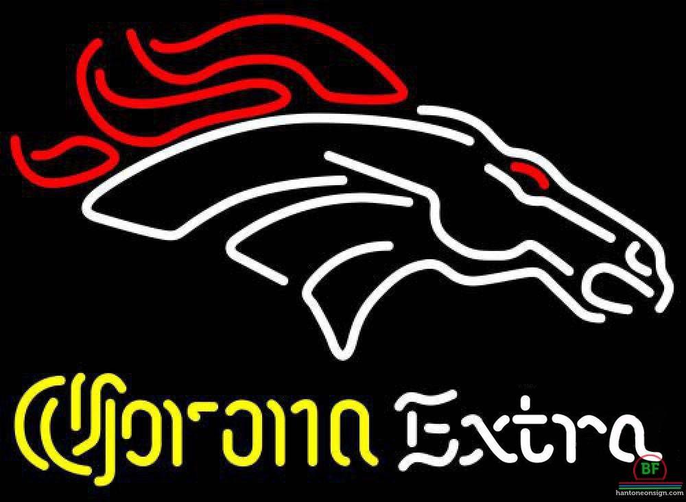 Custom Corona Extra Denver Broncos Neon Sign NFL Teams Neon Light