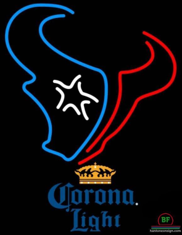 Custom Corona Light Houston Texans Neon Sign NFL Teams Neon Light