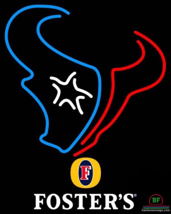 Custom Fosters Houston Texans Neon Sign NFL Teams Neon Light