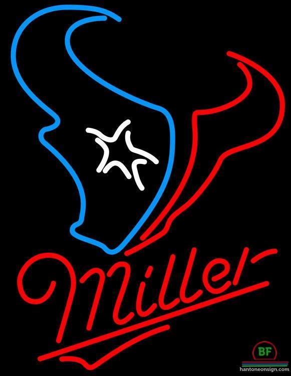 Custom Miller Houston Texans Neon Sign NFL Teams Neon Light