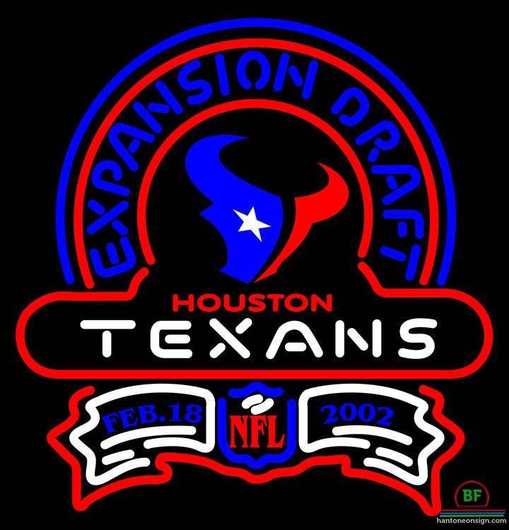 Custom Houston Texans Neon Sign NFL Teams Neon Light