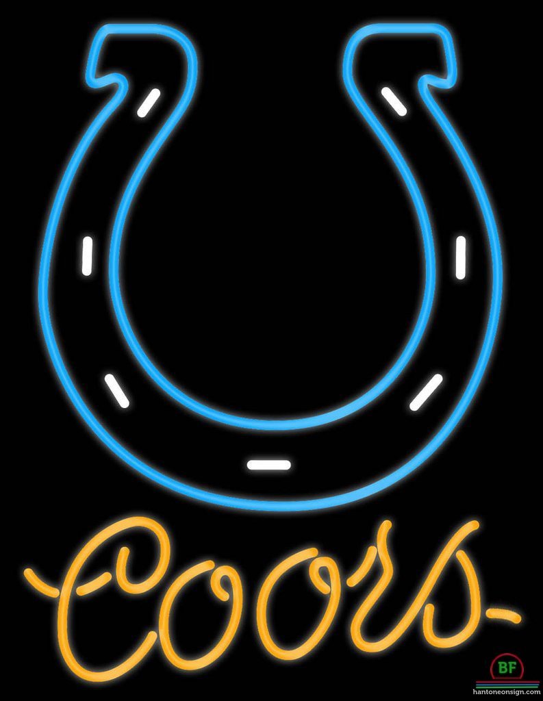 Custom Coors Light Indianapolis Colts Neon Sign NFL Teams Neon Light